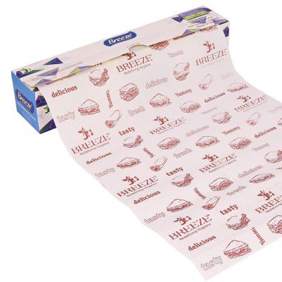 BREEZE ?BRE016 25 Meters Food Wrapping Paper Multipurpose Greaseproof Microwave