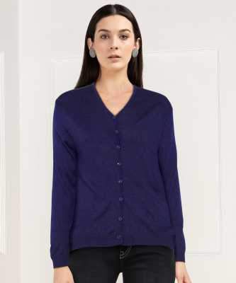 Breil by Fort Collins Women Button Solid Cardigan