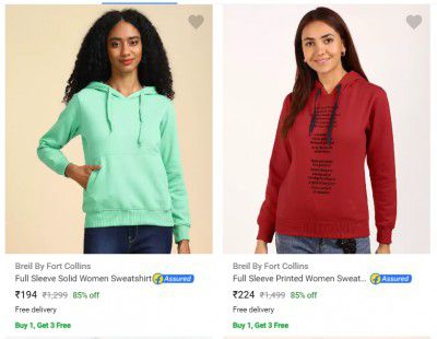 Breil By Fort Collins Womens Sweatshirts upto 85% off