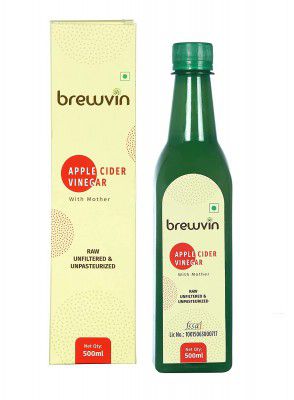 Brewvin Apple Cider Vinegar with Mother, 500ml