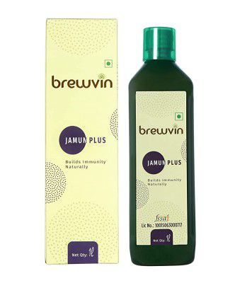 Brewvin Jamun Juice, 1L | Organically Harvested | Zero Added Sugar