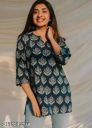 BRF Casual Regular Sleeves Printed Women Multicolor Top...