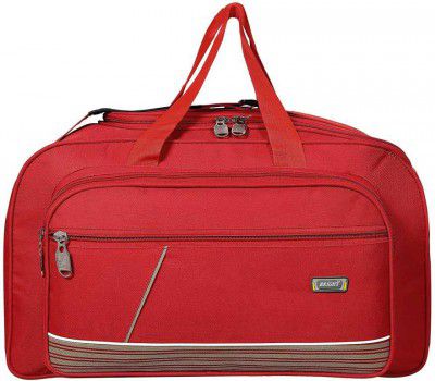 Bright Luggage  42 L Hand Duffel Bag - Red Duffle bag without wheel 45 Liters For travelling for men and women - Red - Large Capacity