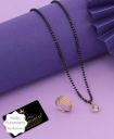 Bright STYLE  Metal, Alloy Gold-plated Gold, Black Jewel Set  (Pack of 1)...