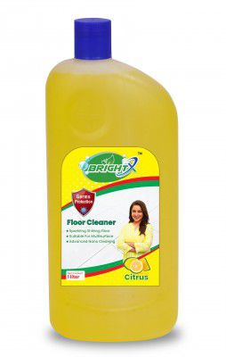 BrightX Floor Cleaner | Citrus Fresh | Multi-Surface Cleaning & Long-Lasting Fragrance (1L, Citrus)