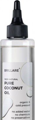 BRILLARE Pure Coconut Oil, 100% Natural, Organic and Cold Pressed, 200 ML, Zero Chemicals Hair Oil (200 ml)
