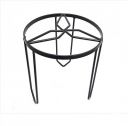Brindavana Engineers Individual Round Plant Stands for Balcony, Garden, Home Decoration, Plant Stands Black (Pack of 4)...