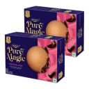 Britannia Pure Magic Chocolush, 300g, with extra crunchy biscuit and gooey choco-filling, Pack of 2...