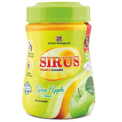 BRITISH BIOLOGICALS | Sirus Vitamin D3 Gummies | 60 Gummies