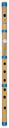 BRIX Indian Bamboo Flute Musical Instruments (D Tune) Woodwind Professional Bansuri...
