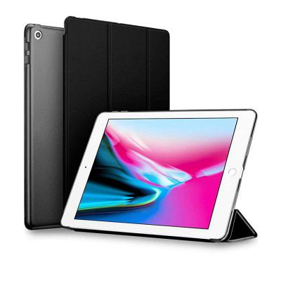 BRIX Smart Trifold Hard Back Flip Stand Case Cover for iPad 9.7 / iPad Pro 9.7 / iPad Air/iPad Air 2 (Black)