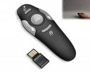 Brix Universal Wireless Remote Red Laser Pointer Presenter (Black)...