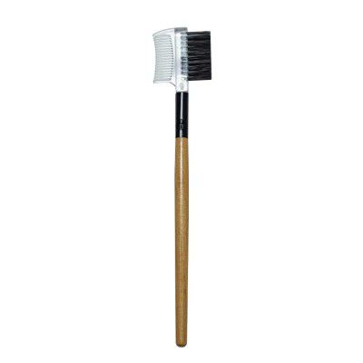 BRONSON PROFESSIONAL Eyebrow Spoolie Make Up Brush, Perfect for Lining, Shaping Brows and Eyes, for Brows or Lashes - Brown