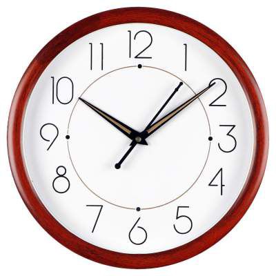 Brown Decorative Quartz Wall Clock 10 Inch for Kitchen Living Room Bedroom | Battery Operated Wall Clock by Sehaz Artworks