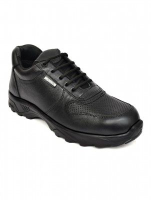 Brownium Men's Black Industrial Safety Shoes