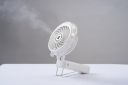brrf Handheld Misting Fan (Upto 10 Hours Running) Rechargable 2000 mAh Inbuilt Battery Operated Portable Fan, Desk Fan, Carry it anywhere, White, 3 Speeds...