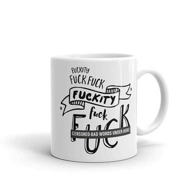 BRUH f*ckity f*ck Funny Coffee Tea Mug Gift White 325ml