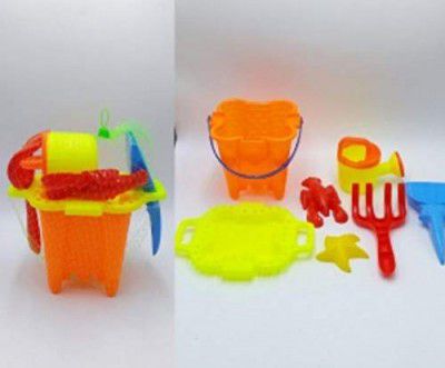 Brunte Beach Toys with The Bucket for The Kids to Play Toys for Beach Sand Pit Toy
