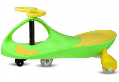 Brunte Tuk Tuk Baby Green Magic Swing Car for Kids  (BTT06)
