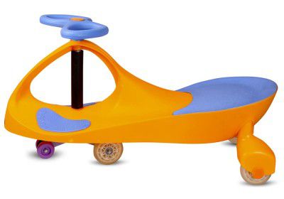 Brunte Tuk Tuk Baby Orange Magic Swing Car for Kids Twister Ride on