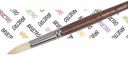 Brustro Artists Bristlewhite Round Brush Series 1008 - Brush No. 10 (for Oil & Acrylic)...