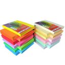 BRUSTRO Copytinta Coloured Craft Paper A4 Size 80 GSM Mixed Bright & Soft Colour 80 Sheets Pack (10 cols Each of Bright and Soft X 4 Sheets) Double Side Color for Office Printing, Art and Craft....