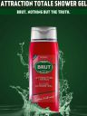 BRUT Men Attraction Total All-In-One Hair & Body Shower Gel, 500ml...