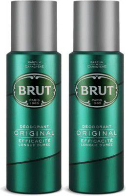 BRUT Original Deodorant Spray for Men Deodorant Spray - For Men (400 ml, Pack of 2)