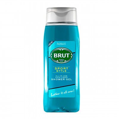 Brut Sport Style ALL-IN-ONE Shower gel for Hair & Body Authentic Fragrance - 500ml