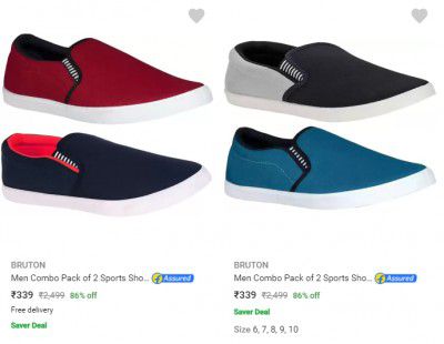bruton combo pack of 2 shoes sports up to 86% off