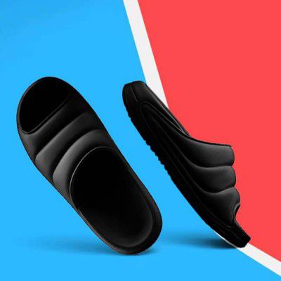 BRUTON  Men Slippers  (Black 6)