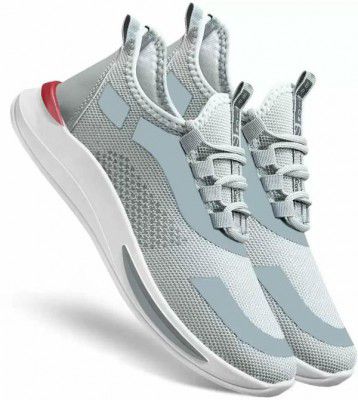 Bruton Mens Grey Sports Shoes