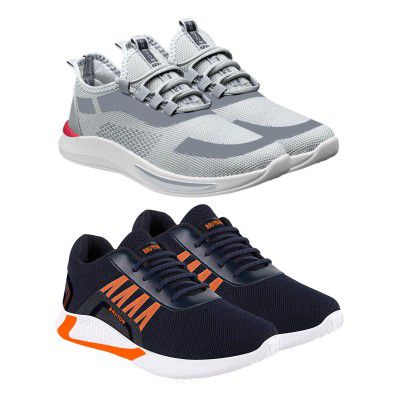 BRUTON Shoes, Men's Sports Shoes for Men's (Pack of 2 Combo)