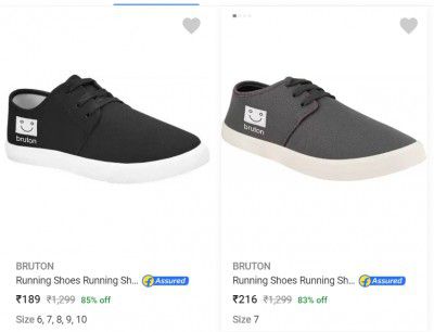 Bruton Sports Shoes upto 85% off