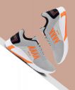 BRUTON Trendy Sports Running Running Shoes For Men  (Orange, Grey)...