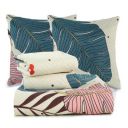 BSB HOME 220 TC 5 Piece Bedding Set with 1 Pc Bedsheet, 2 Pc Quilted Cushion with Zip, 2 Pc Pillow Covers (90X 100 Inches)...