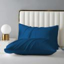 BSB HOME® 220 TC Premium Microfiber Solid Plain Pillow Covers...