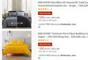 BSB HOME Bedsheets with 2 King Size Pillow Cover Flat 90% Off...