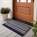 BSB HOME Kingstone Soft Microfiber Tufted Antiskid Doormat - Multicolour...