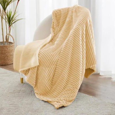 BSB HOME Pencil Pattern Flannel Fleece Sherpa Blanket – 220 x 230 cm, Weight - 2.2 kg