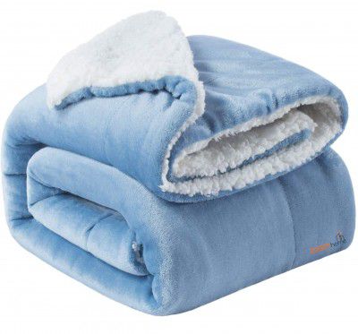 BSB HOME Polyester Micromink Summer AC Blanket (Approx 7.4 x 7 ft) (Double)