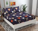 BSB HOME Premium Cotton Elastic Fitted Bedsheets with 2 King Size Pillow Covers ...