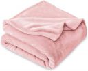 BSB HOME Premium Plush Single Blanket | 300 GSM Lightweight Cozy Soft for Bed, Sofa, Couch, Travel & Camping| 150x220 cm or 60X86 inches | Pink...