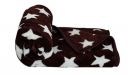 BSB HOME® Premium Super Soft Cloudy Printed Mink Single Bed Blanket for All Season |152 x 228 Cm (Coffee Brown & White, Pack of 1)...