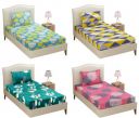 BSB HOME® Prime Collection Combo Pack of 4 Single Bedsheet with 4 Pillow Covers...