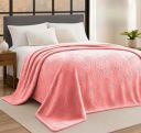 BSB HOME Rose Embossed Pattern Mink Blanket for Double Bed 400 GSM...