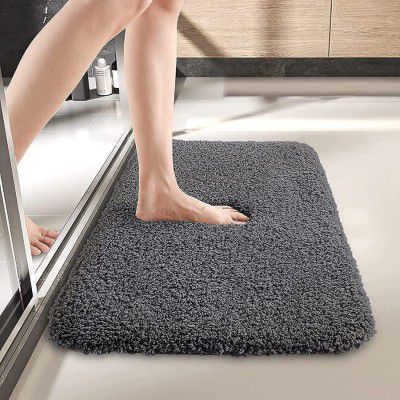 BSPS || Microfiber Bathroom Door Mats Anti Slip Water Soak Size 40x60 cm