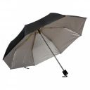 Btag Round Handle 3 Fold Small size Black Portable Umbrella for Men Women & Kids | UV Protection, Waterproof, Rain, Sunlight Protection | Pack of 1...