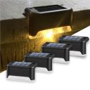Btag Sun-Powered Deck Light, Rechargeable Waterproof LED Sun-Powered Lights for Stairs, Pack Of 4...