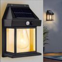 Btag Sun-Powered Wall Lights Outdoor Motion Sensor Auto Chargeable Exterior LED Sconce Front Porch Security Lamps Waterproof...